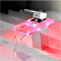 Deck Mounted New Design LED Glass Faucet